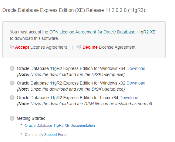 Oracle 11g Download Windows 10